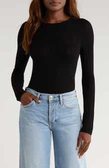 PAIGE Alis Pointelle Knit Top
