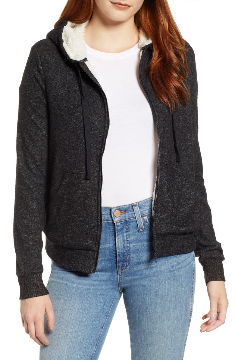 Bobeau Hooded Jacket, Main, color, 