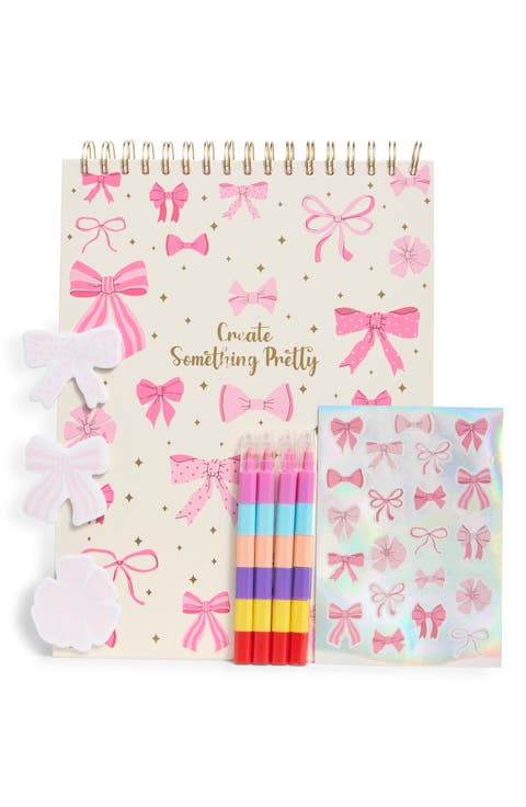 Kids' Sketchbook, Markers & Sticker Set