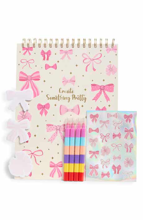 SIMPLE PLEASURES Kids' Sketchbook, Markers & Sticker Set