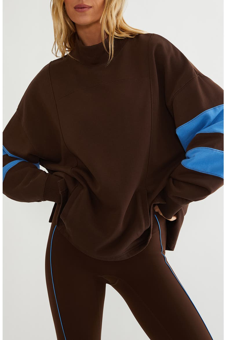 Jaylyn Sweatshirt, Main, color, CARIBOU BLUE