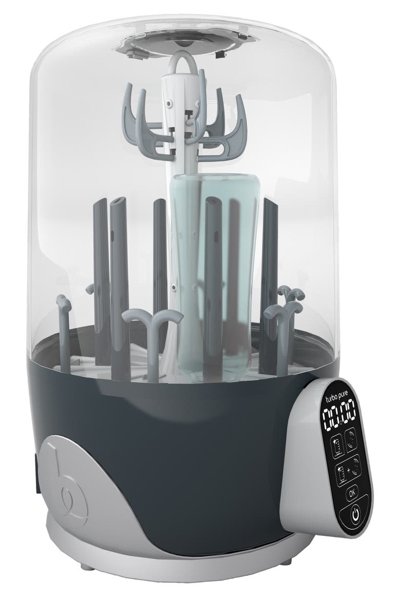 Turbo Pure Sterilizer & Bottle Dryer, Alternate, color, GREY