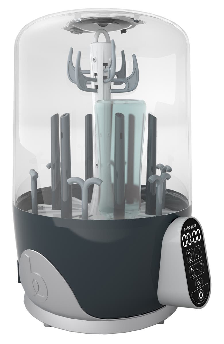 Babymoov Turbo Pure Sterilizer & Bottle Dryer, Alternate, color, Grey