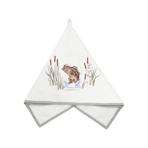 Lake Bass Terrycloth Kitchen and Bathroom Towel