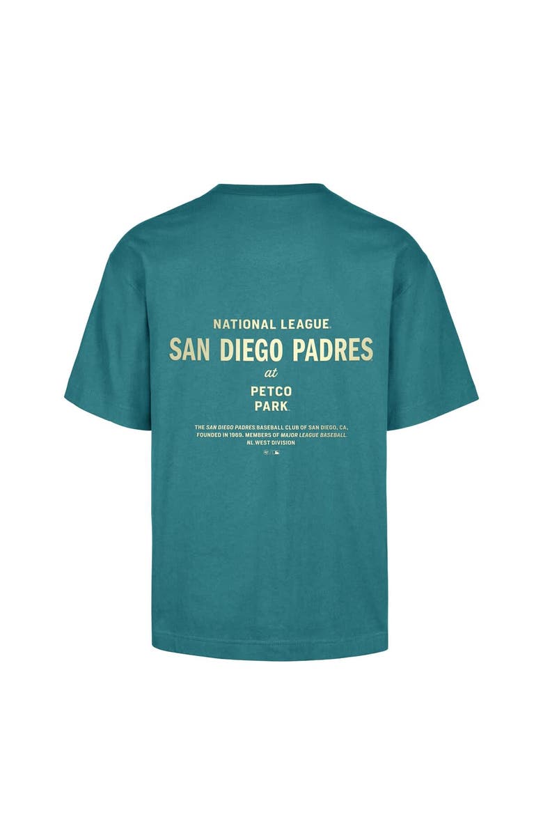 '47 Men's '47  Hunter Green San Diego Padres Leon Foundation T-Shirt, Alternate, color, Hunter Green