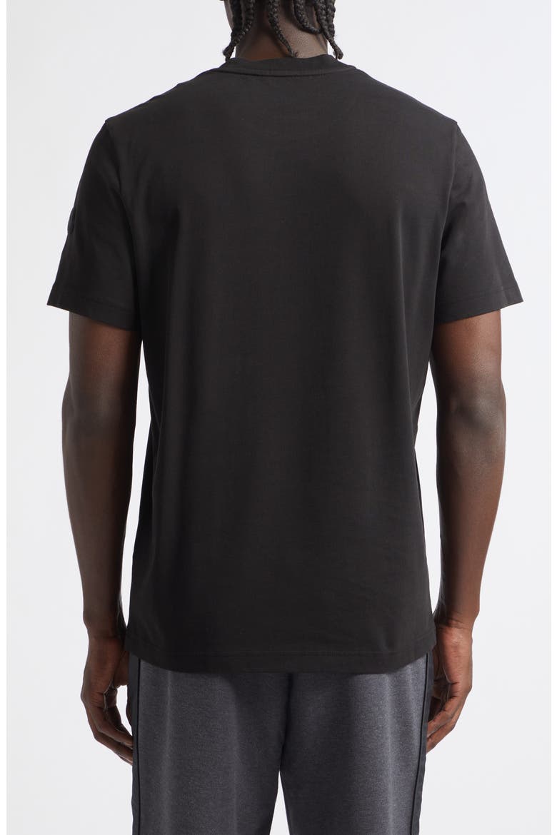 Logo Cotton T-Shirt, Alternate, color, BLACK