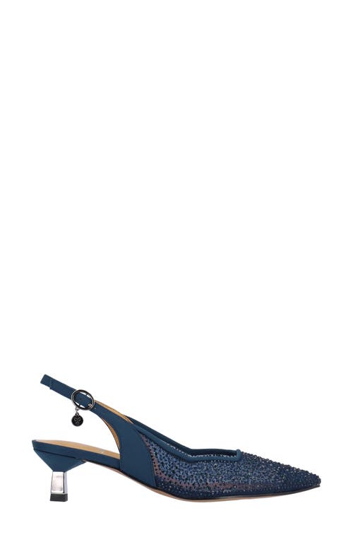J. Reneé Alexsa Slingback Pointed Toe Pump In Blue