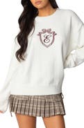 EDIKTED So Preppy Crewneck Sweater