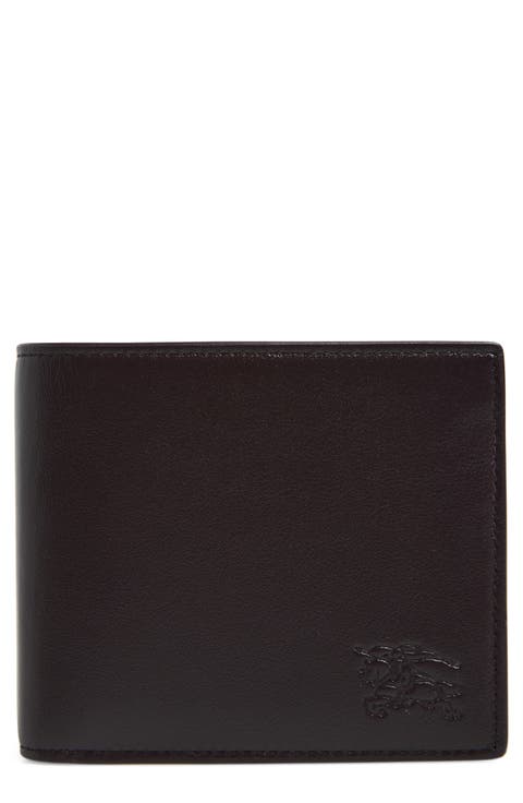 Equestrian Knight Design Leather Bifold Wallet