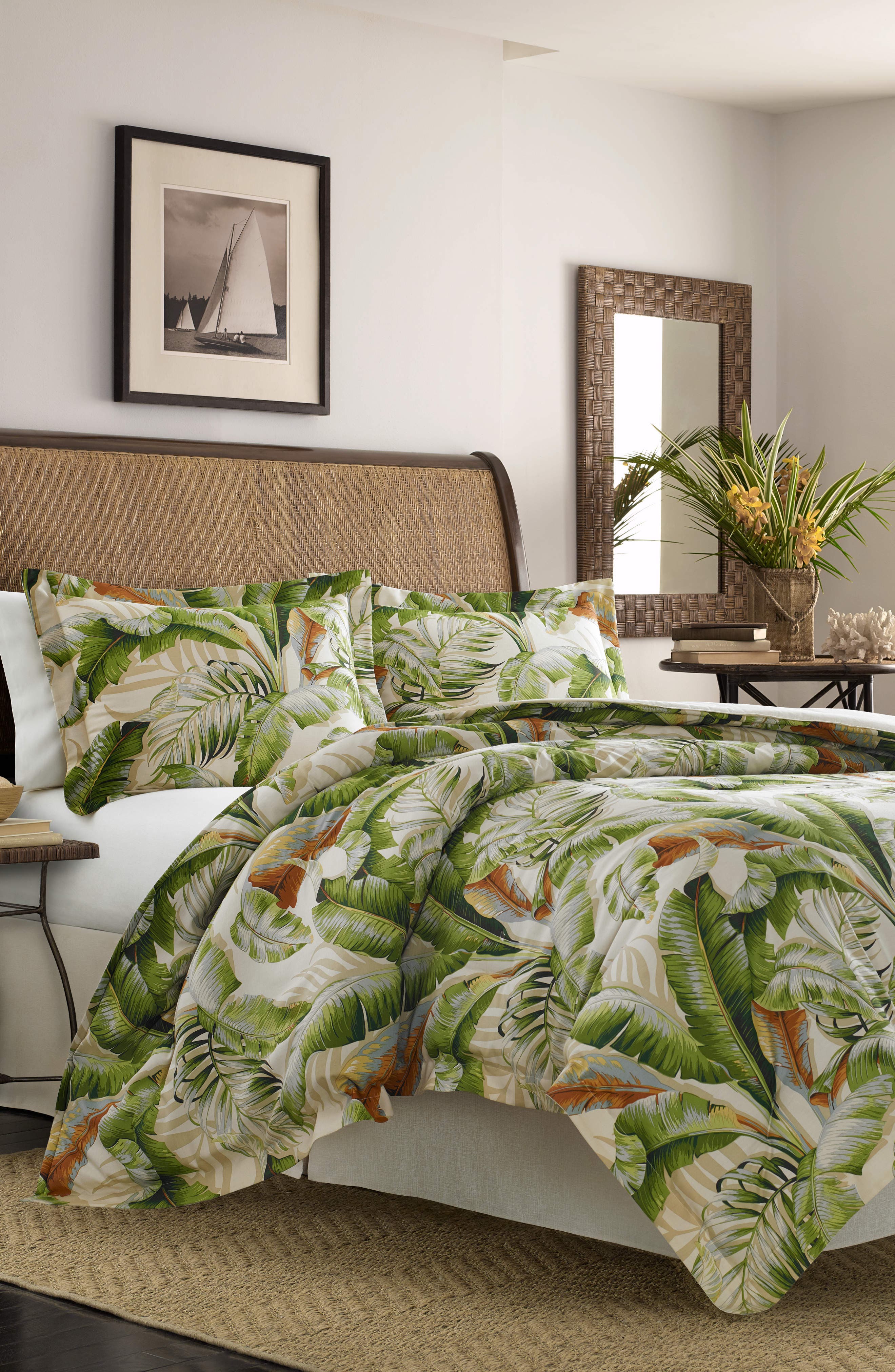 Tommy Bahama Palmiers Comforter, Sham & Bed Skirt Set