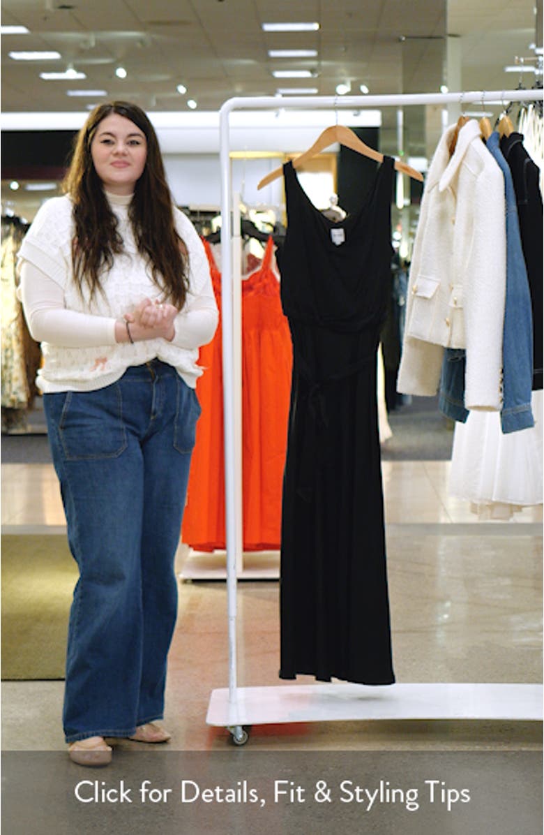 Bianca Satin Maxi Dress, sales video thumbnail