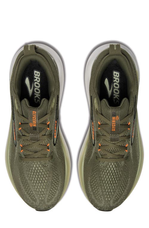 Brooks Glycerin 22 Running Shoe In Green
