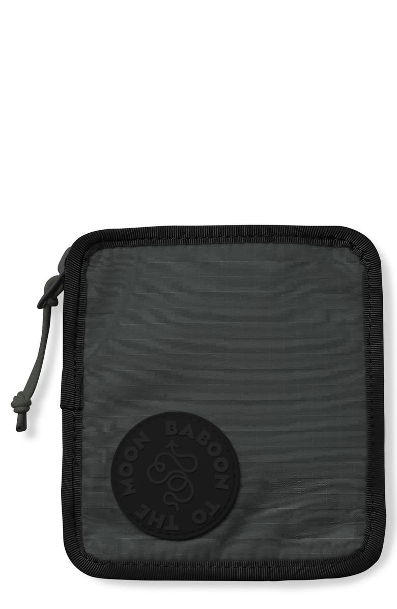 Baboon to the Moon Zip Wallet, Main, color, Black/ Grey
