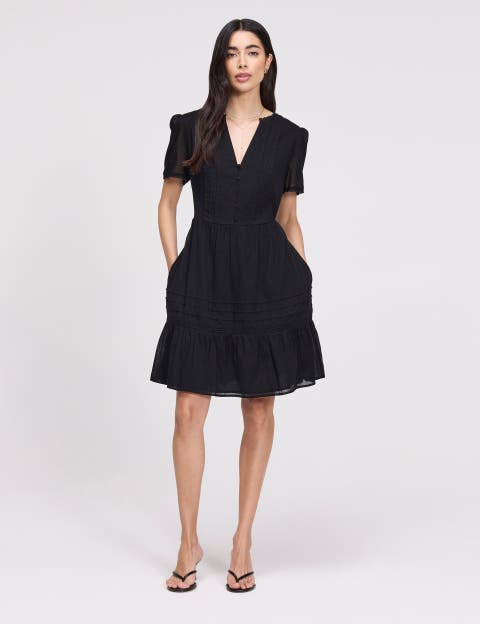 Cotton Voile Short Dress