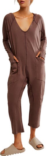 FP Movement Hot Shot Long Sleeve Stretch Cotton Jumpsuit