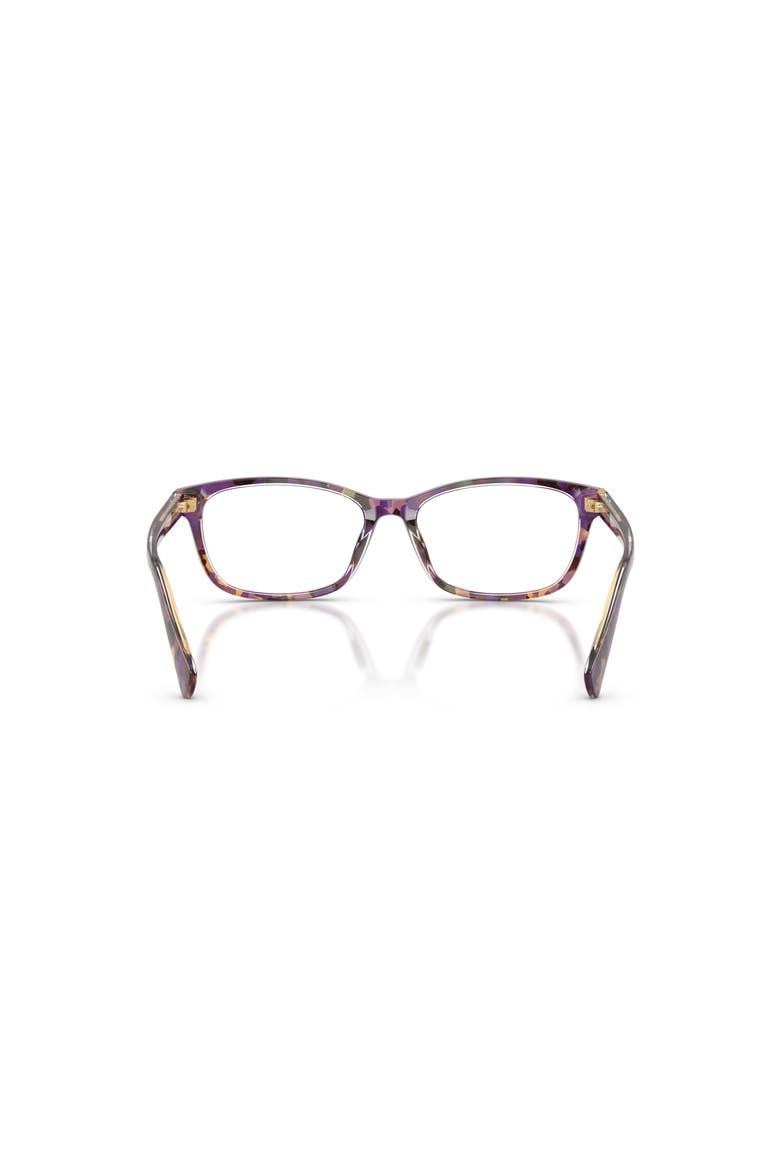 53mm Rectangle optical glasses, Alternate, color, Tortoise