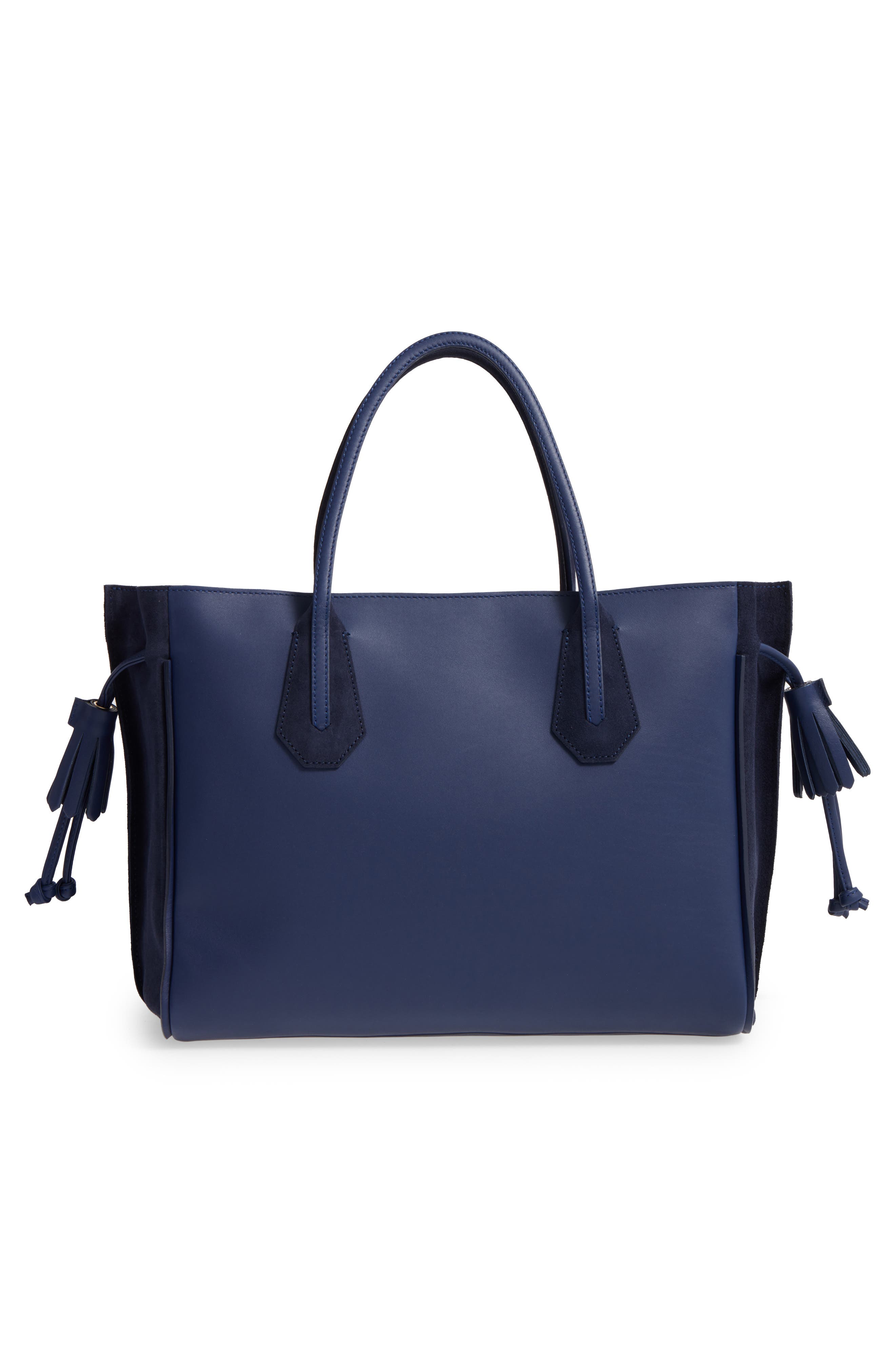 Longchamp 'Medium Penelope Fantasie' Leather Tote, Alternate, color, 