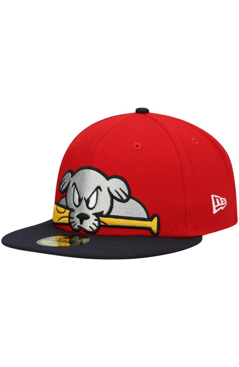 New Era Men's New Era Red Portland Sea Dogs Authentic Collection Team Alternate 59FIFTY Fitted Hat, Alternate, color, 