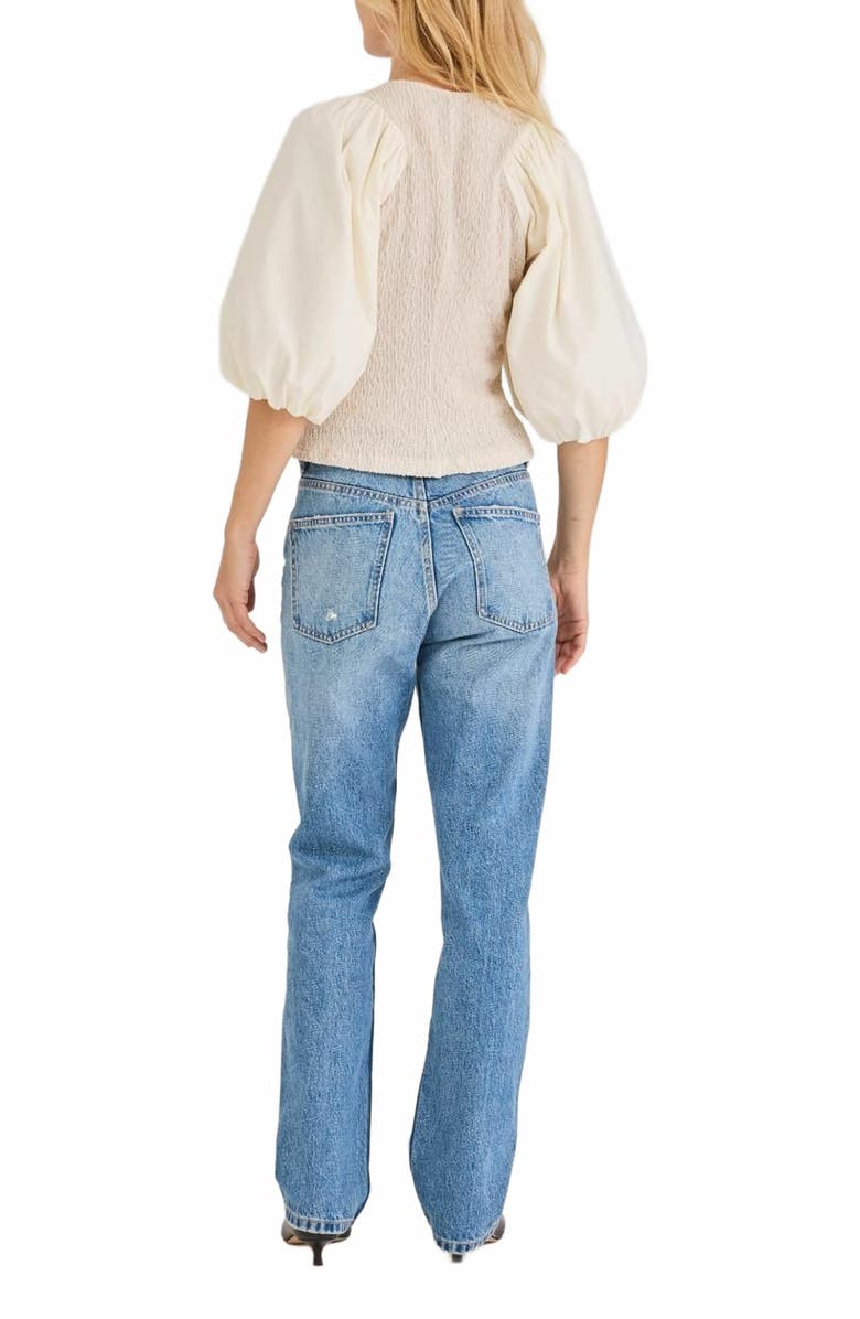 Rebecca Taylor Taryn Top, Alternate, color, Cream