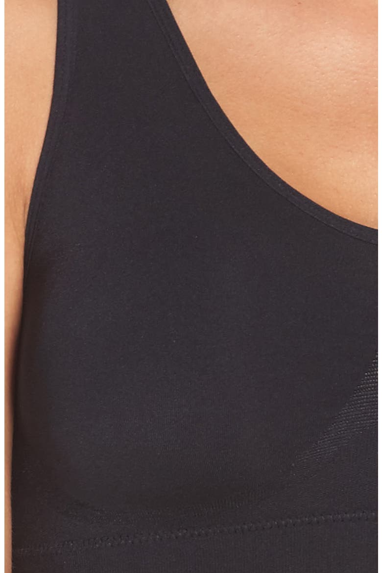B-Smooth® Seamless Bralette, Alternate, color, BLACK