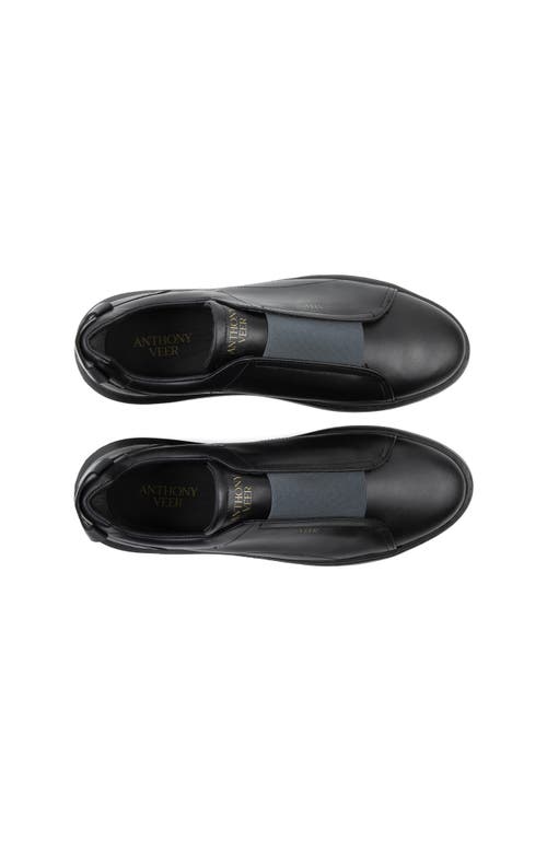 Anthony Veer Men's Lucas Lace Less Sneaker In Black