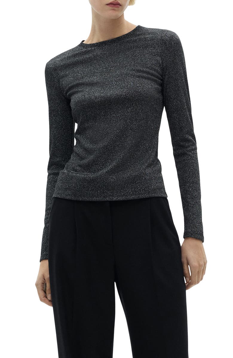 MANGO Metallic Top, Main, color, 