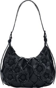 Desigual Floral Faux Leather Shoulder Bag