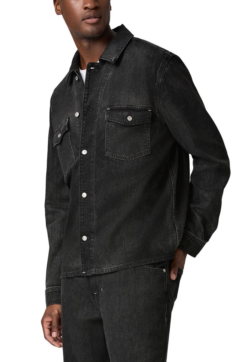 Calder Denim Shirt, Alternate, color, ARGO