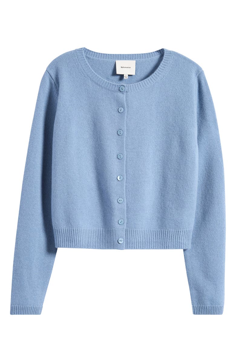 Clara Cashmere & Wool Crew Cardigan