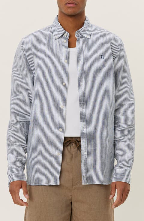 Kristian Linen Button-Up Shirt