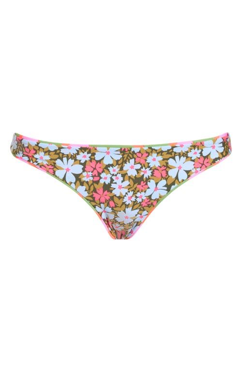 Maaji Flirt Reversible Bikini Bottoms In Multi