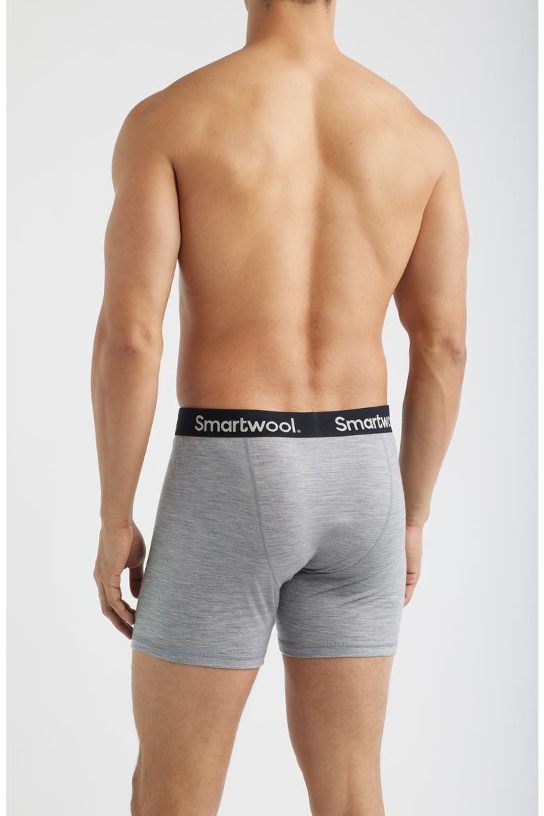 Merino Wool Blend Boxer Briefs, Alternate, color, LIGHT GRAY HEATHER
