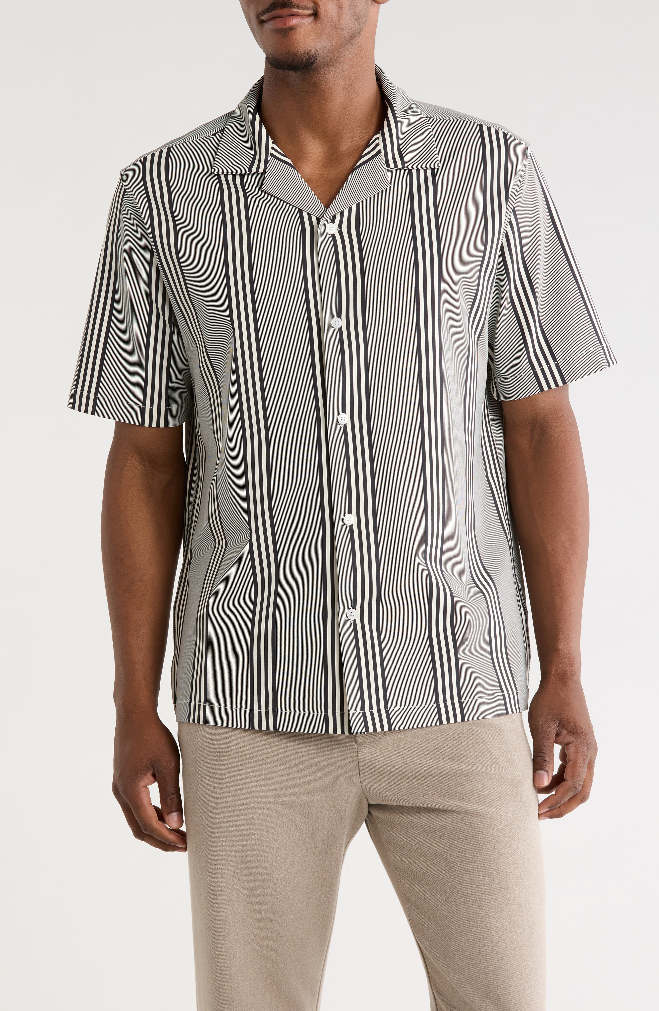Stripe Camp Shirt