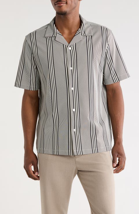 Stripe Camp Shirt