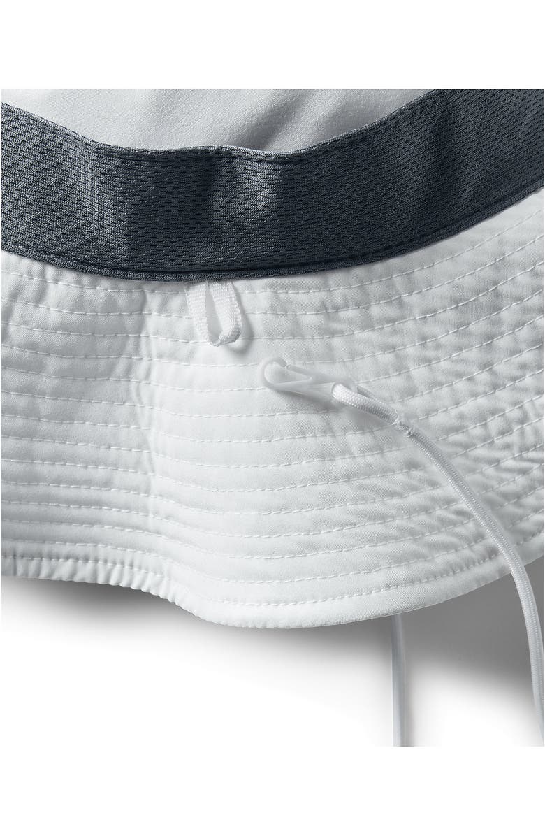 Lands' End Facesaver UPF 50 Active Wide Brim Sun Hat, Alternate, color, White