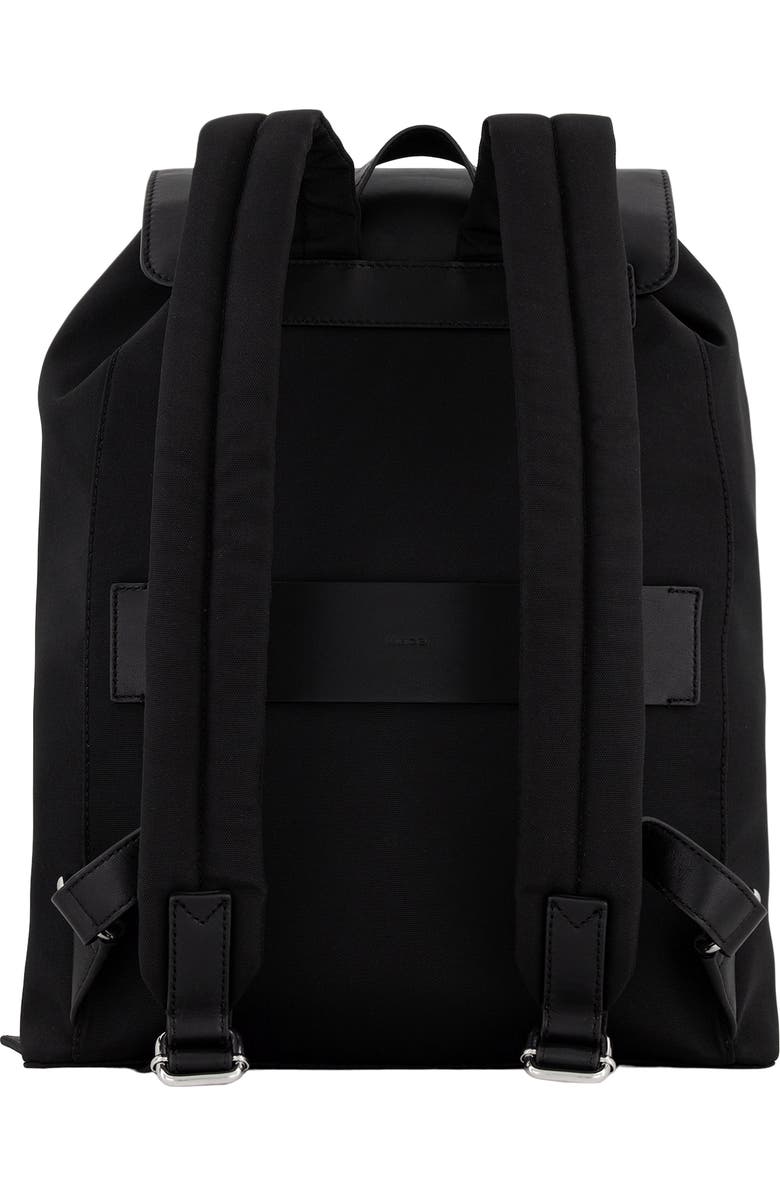 Vince Drayton Leather
Nylon Flap Backpack, Alternate, color, Black
