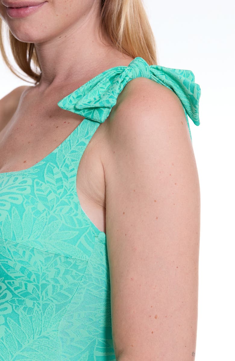 Cache Coeur Maternity Swimsuit Palma, Alternate, color, Aqua