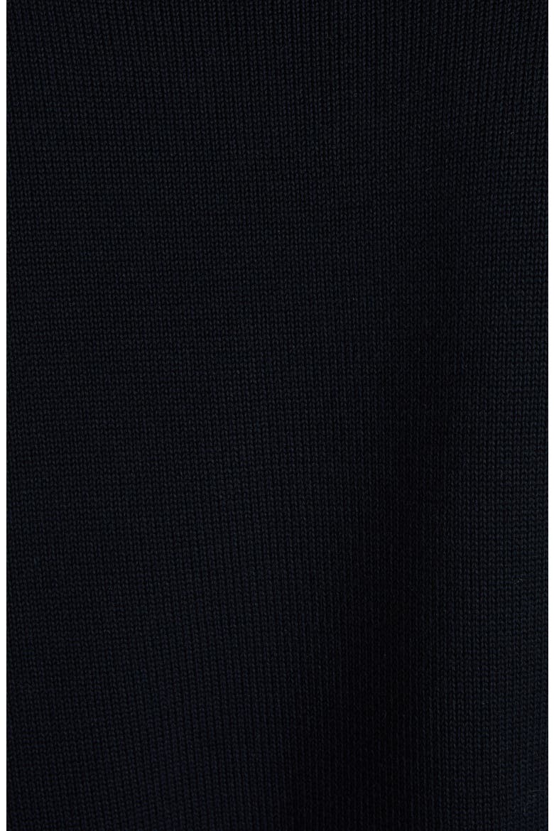 Logo Embellished Cotton Sweater, Alternate, color, OBSIDIAN BLUE