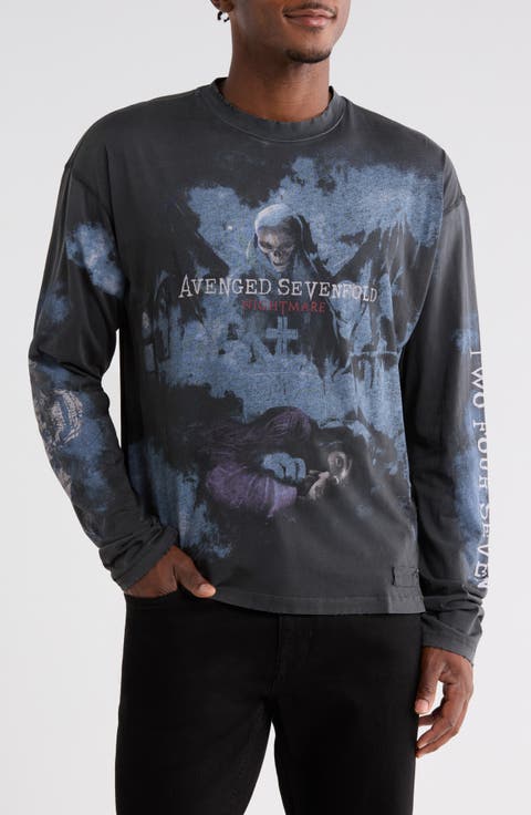 Avenged Sevenfold Graphic Long Sleeve T-Shirt