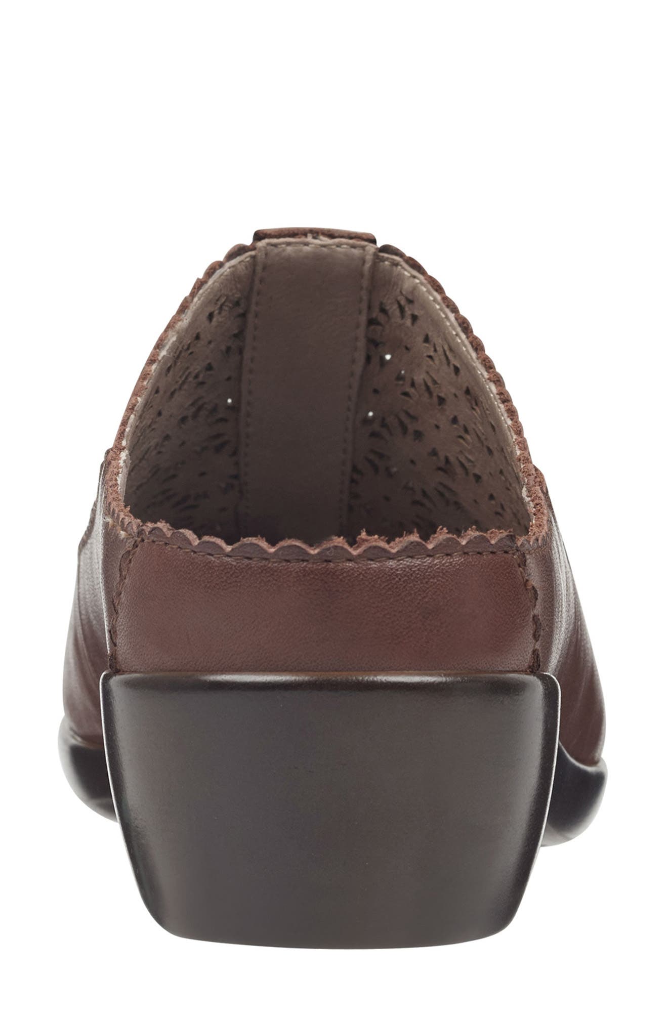 Dusk Clog, Alternate, color, DARK TAN LEATHER