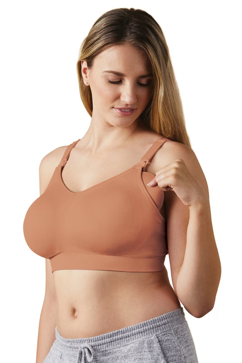 Body Silk Seamless Full Cup Nursing Bra, Alternate, color, CINNAMON