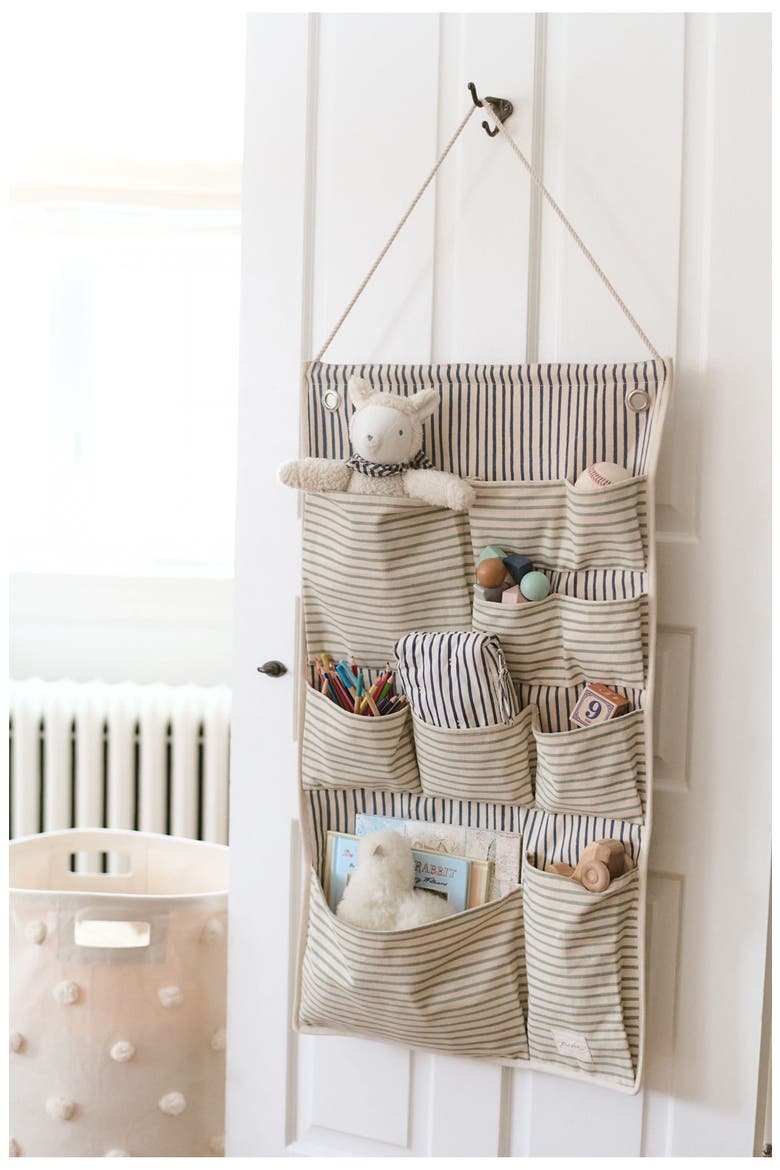 Hanging Wall Organizer, Alternate, color, STRIPES AWAY SEA