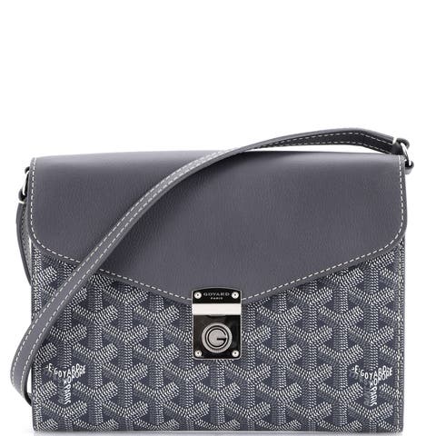 Chypre Wallet on Strap Coated Canvas with Leather