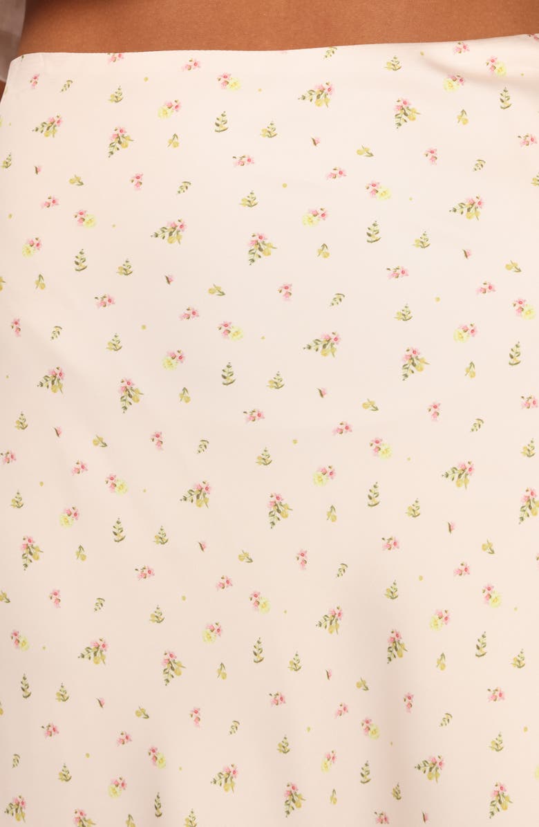 Petal & Pup Mei Satin Skirt, Alternate, color, Tiny Blooms