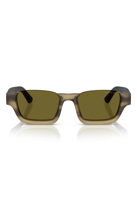 58mm Rectangle Sunglasses