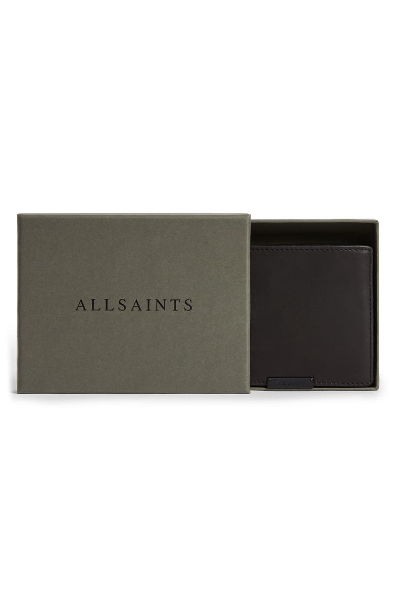 AllSaints Blyth Leather Bifold Wallet, Alternate, color,