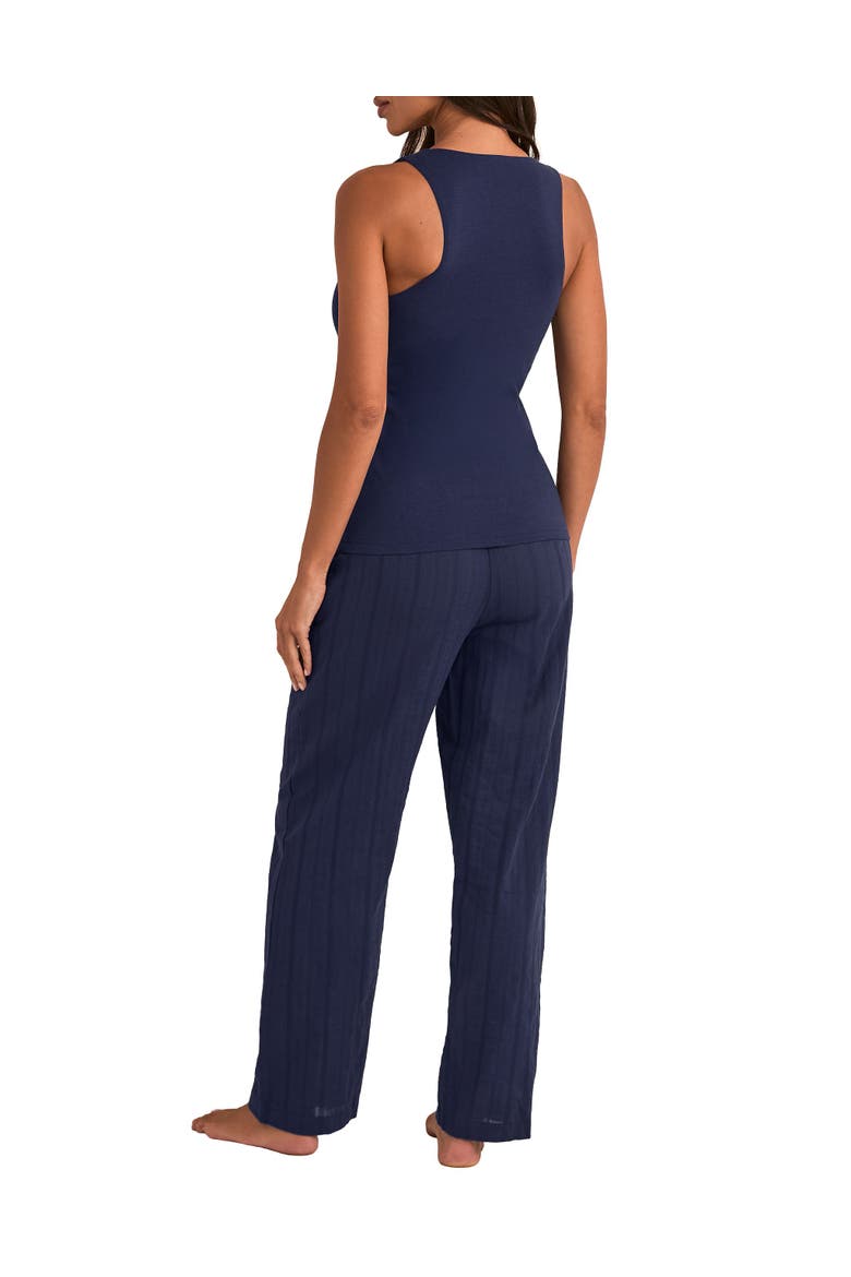 Kirsten Pajama Set, Alternate, color, Dark blue
