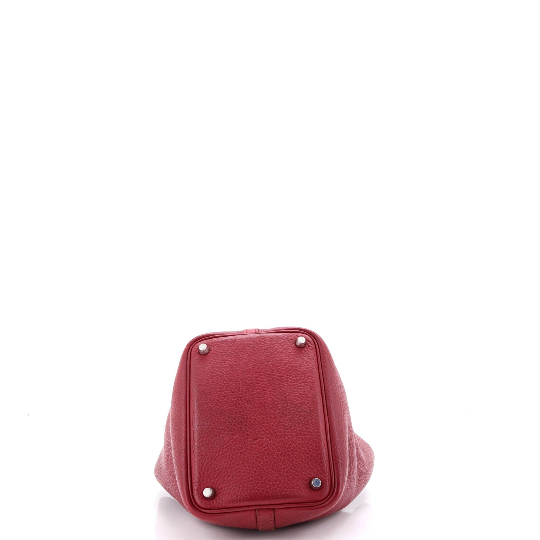 Pre-Owned Hermes Picotin Lock Bag Clemence PM, Alternate, color, Rubis