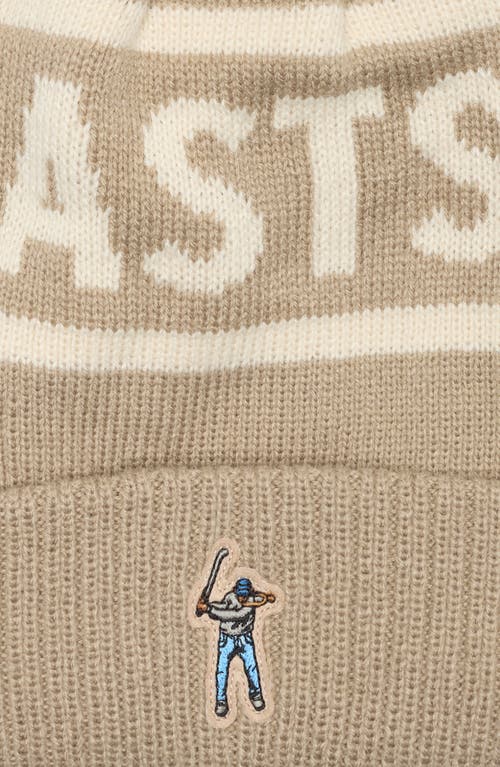 Eastside Golf Pom Pom Beanie In Brown