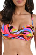 La Blanca Tropic Waves Twist Front Bikini Top